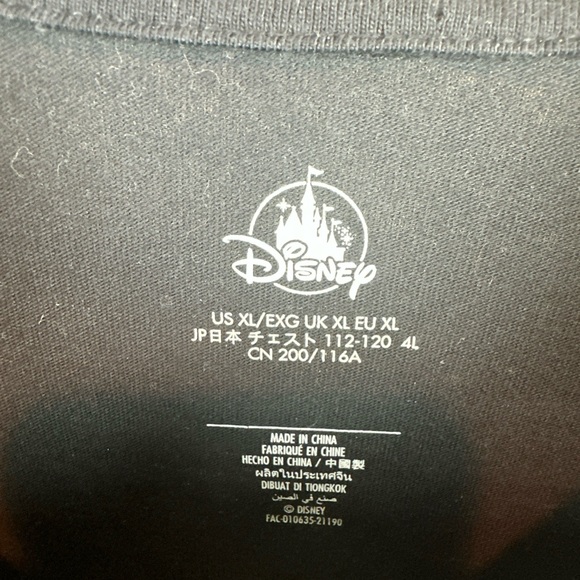 New Disney Mickey Mouse 1928 Soft Dark Blue short sleeve Unisex Shirt Size XL - Picture 4 of 4